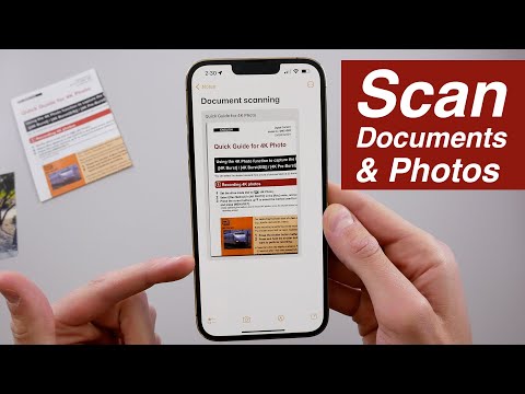 How to Scan Documents & Photos on iPhone
