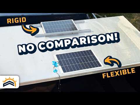 100W Flexible Vs 100W Rigid Solar Panels | Don't Buy Until You Watch!