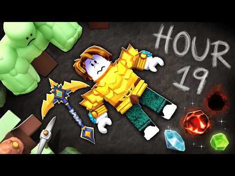 I Spent 24 Hours MINING in Roblox