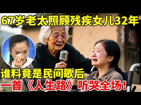 67岁老太照顾残疾女儿32年,谁料竟是民间歌后!一首《人生路》听哭全场【王芳王为念访谈】
