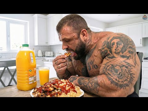 170 KG BIGGEST MONSTER who’s eating 20 000 CALORIES A DAY - GOLEM DIET - FULL DAY OF EATING