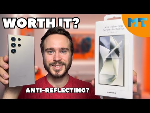 Samsung Anti-Reflecting Screen Protector Install + Review | Galaxy S24 Ultra
