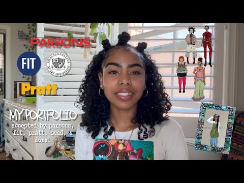 my accepted fashion design portfolio (parsons, fit, pratt, scad, & more!)