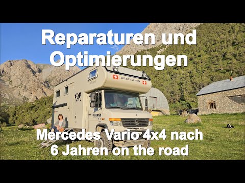 Nach 6 Jahren und 80'000 km on the road sind Reparaturen und Optimierungen am Vario 4x4 nötig
