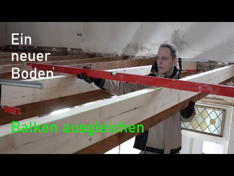 Uneven floor in an old building? - Leveling and compensating beams // DIY - but how?
