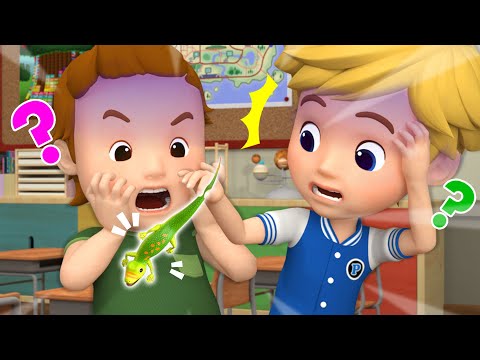 蜥蜴的干扰🦎│消防安全人气小插曲🚒│尾巴被剪掉了│消防安全丛书│消防训练│儿童动画片│变形警车珀利TV 中文