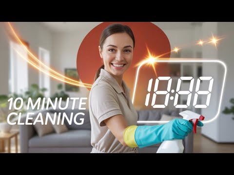 Clean Your Home in 10 Minutes with These Tricks | Fast & Easy Cleaning Hacks