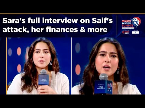 Sara Ali Khan OPENS UP on Saif Ali Khan stabbing case, mom Amrita Singh during Times Now Summit