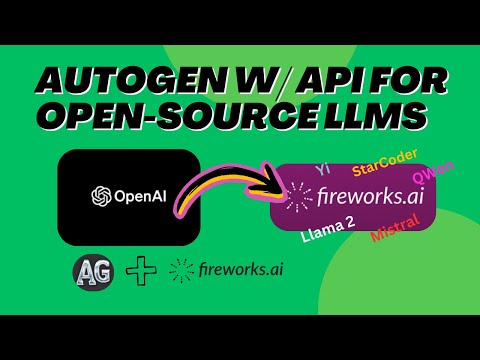 Use Open Source LLMs in AutoGen powered by Fireworks AI, without GPU/CPU