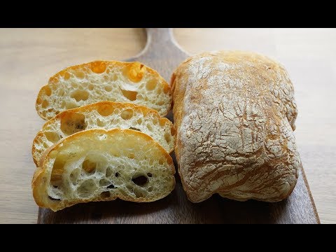 How to make no kneading Ciabatta