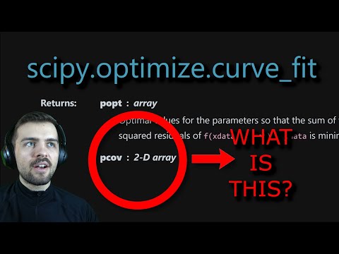 SciPy curve_fit: What is "pcov"?