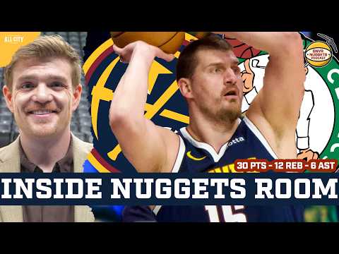 Inside Nuggets Locker Room After Jokic Drops 30-12-6 & More in BIG TIME Win vs Celtics