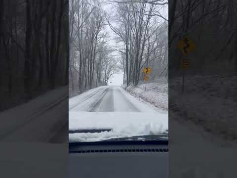 WINTER VAN CAMPING!! #vanlife #winter #snow #shorts #youtube #adventure #snowstorm