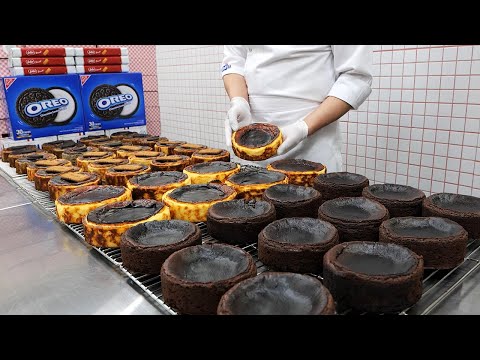 Oreo Cheesecake Making / 오레오 치즈케이크 만들기 / Korean Bakery