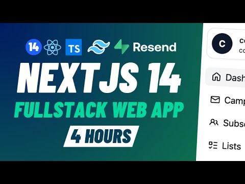 Building a Full-Stack Web App with Next.js 14, @resendlabs & @Supabase — 1080p [4 hours] 2023