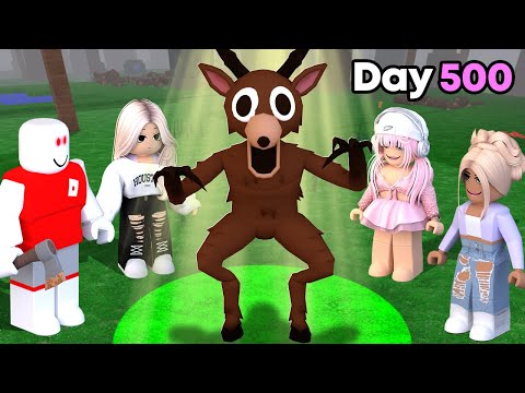 I Carried A GIRLS ONLY TEAM To Day 100 In 99 Nights in the Forest!