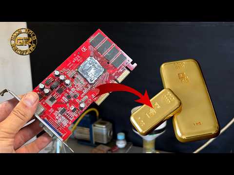 How Much Gold Is Inside 5kg of Graphics Cards? Full Recovery Process!