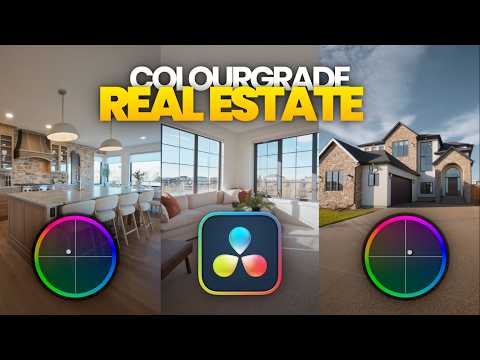Real Estate Video Colour Grading Workflow | Davinci Resolve Tutorial