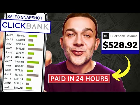 Make Your First Affiliate Sale in 24 Hours with Clickbank (Step By Step Tutorial)
