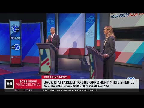 Jack Ciattarelli to sue Mikie Sherrill over debate claims on opioids, GOP candidate's old business