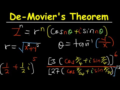 De-movier's Theorem-Complex Numbers