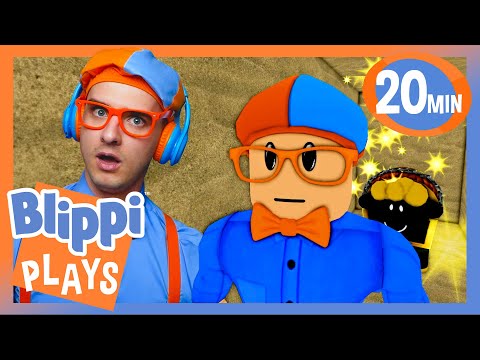 He's Right Behind Me... Isn't He? | BEST OF BLIPPI PLAYS | Roblox Gaming Videos for Kids