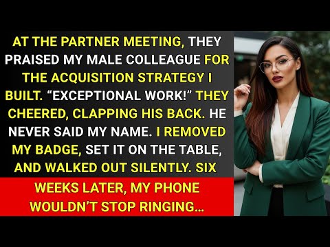 They Applauded Him for My Strategy—I Resigned Without a Word