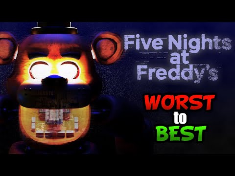 IN-DEPTH RANKING of EVERY MAINLINE Five Nights at Freddy's Game (ft @minaxa )