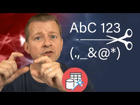 How to separate letters and numbers from special characters with Power Query