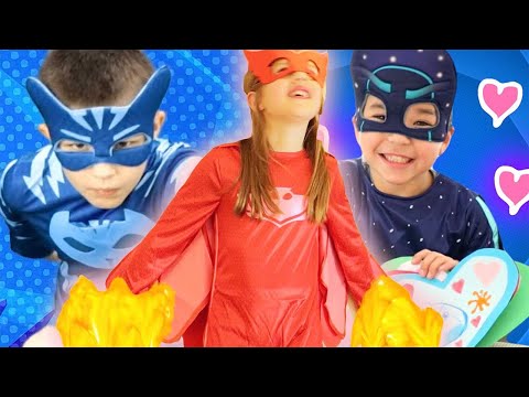 PJ Masks in Real Life ❤️ Be My PAL-entine? ❤️ Valentine's Day Special | PJ Masks Official