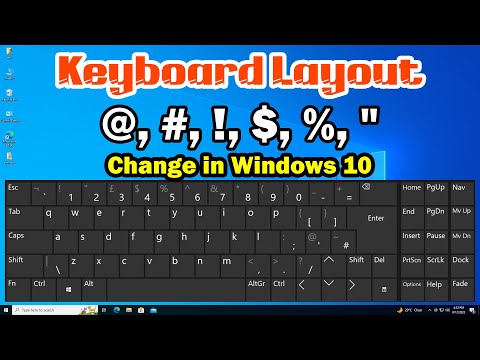 How to Change Keyboard Layout to Fix Problem of Typing Special Characters in Windows 10