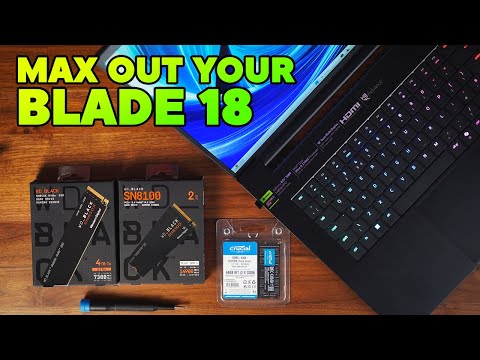 Get The Most From Your Razer Blade 18! Testing Gen 5 SSDs and Fast Ram
