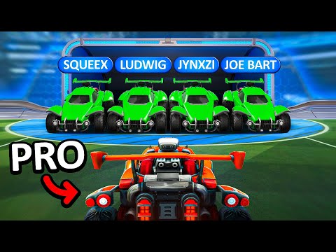 How many average gamers does it take to beat a Rocket League pro?