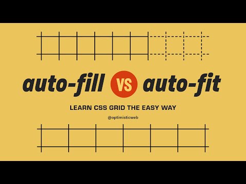 CSS Grid - Unlock the Secrets of AUTO-FILL vs AUTO-FIT