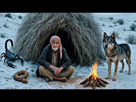 Building a Winter Survival Shelter for a Shepherd with Nomads in Iran’s Deserts