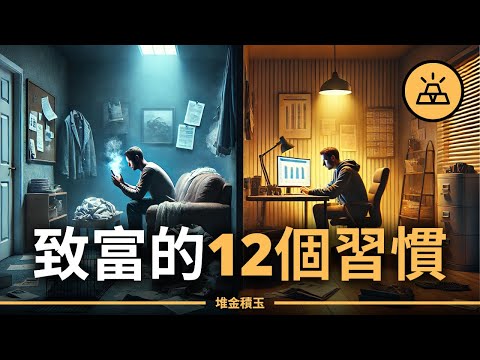 你和有錢人差的是這12個習慣！財富差距早就被這12個習慣決定了！