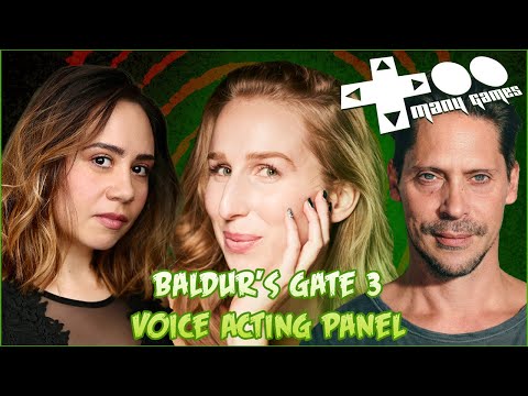 Baldur's Gate 3 Voice Acting Panel - Neil Newbon, Maggie Robertson & Samantha Béart at TooManyGames