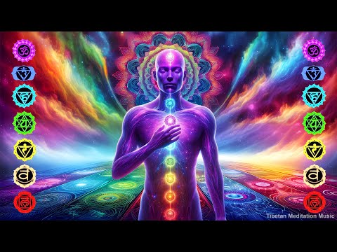 Balance Chakras While Sleeping, Aura Cleansing, Release Negative Energy, 7 Chakras Healing [528 Hz]