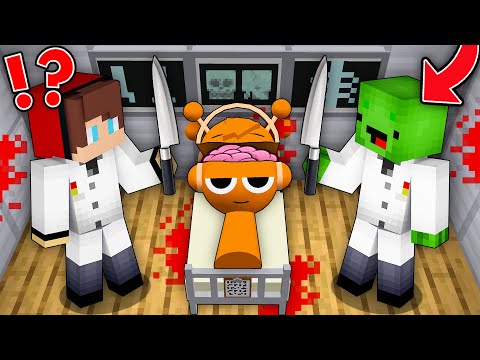 JJ and Mikey are PERFORMING SURGERY on SPRUNKI in Minecraft Maizen! in Minecraft Maizen!