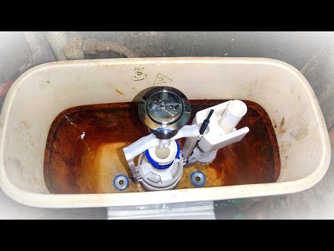 How to unscrew rusty toilet bolts | Replacing cistern fittings | Plumber's routine