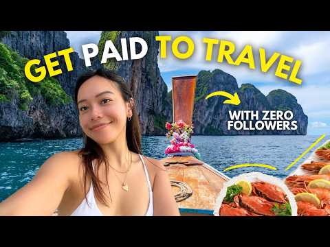 How to Get Paid to Travel in 2025 (with ZERO followers!)