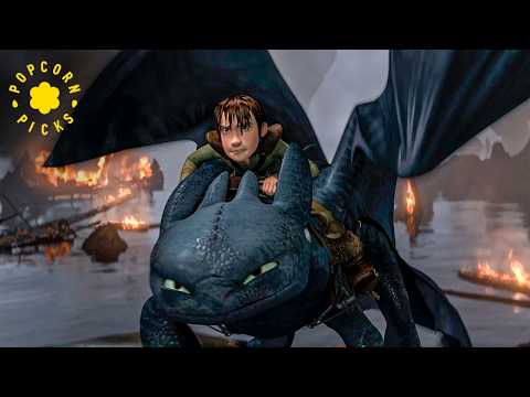 Epic Sky Battle: Hiccup & Toothless vs Red Death | How to Train Your Dragon