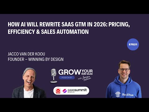 How AI Will Rewrite SaaS GTM in 2026 with Jacco van der Kooij