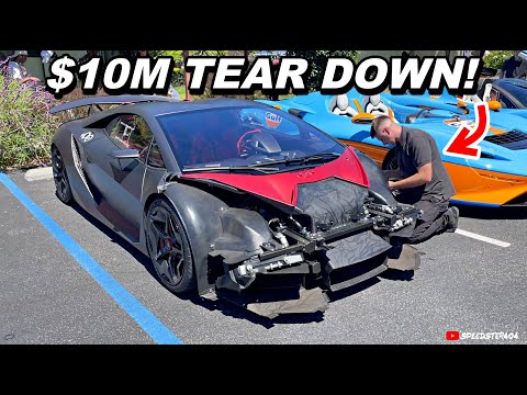 Tearing Down a $10M Lamborghini Sesto Elemento!
