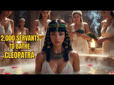 Life 1,900 Years Ago | What Cleopatra’s Royal Bath Was Like — She Used 2,000 Servants…