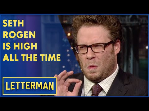 Seth Rogen Can't Handle Today's Weed | Letterman