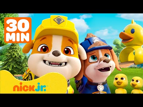 Rubble & Crew | Rubble rettet Entenbabys & gräbt einen Tunnel! | 30 Minuten | Nick Jr. Deutschland