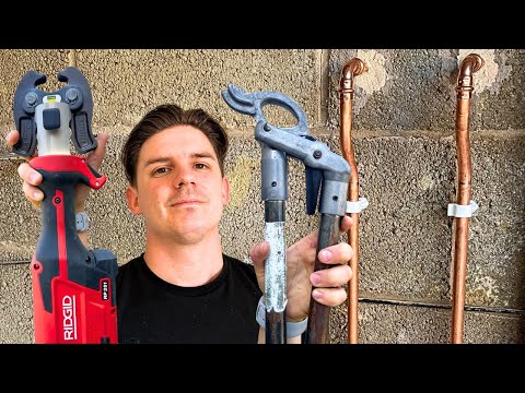 Pipe bending and pressing a new shower! #asmr