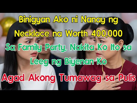 Binigyan Ako ni Nanay ng Necklace na Worth 400,000! Sa Family Party, Nakita Ko Ito sa Leeg ng