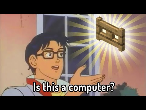 Making Logic Gates out of ACTUAL GATES in Minecraft